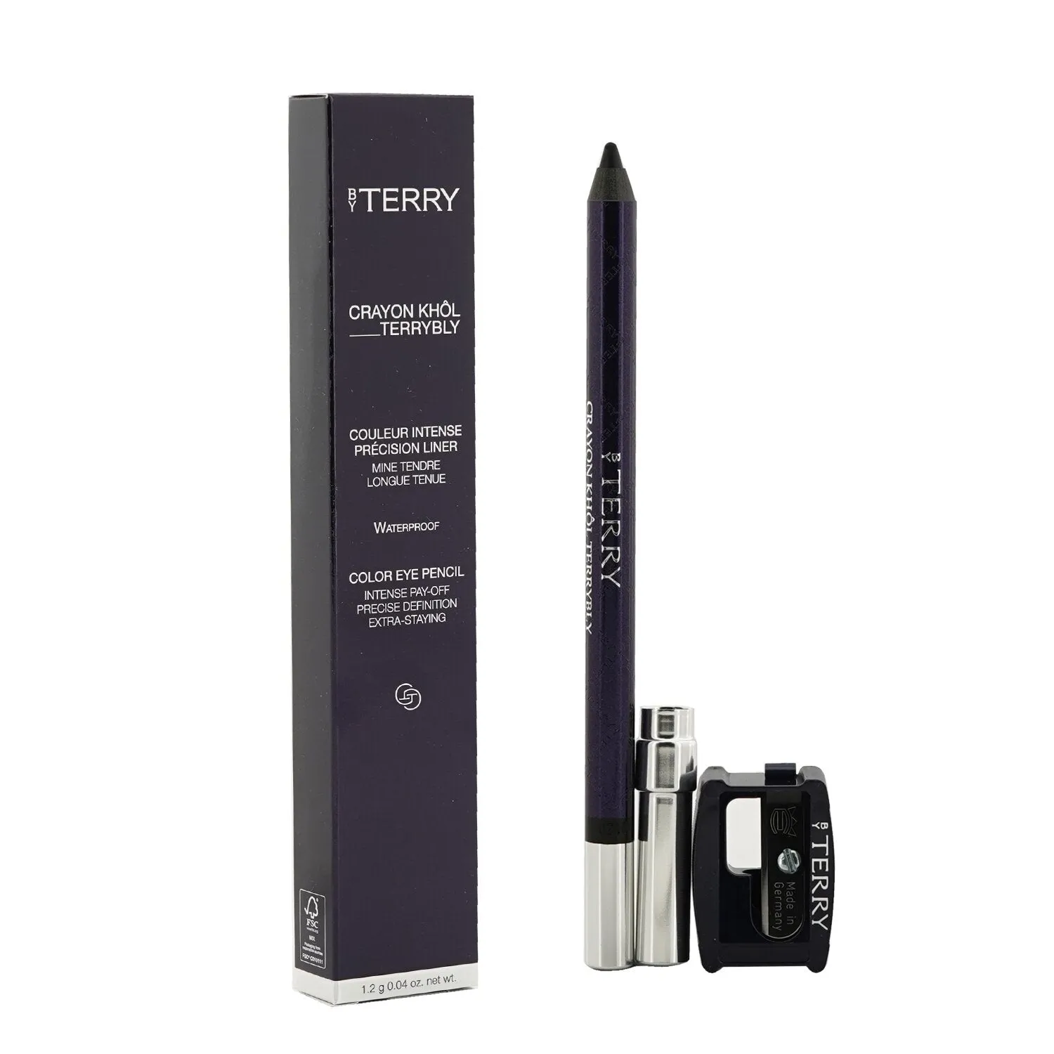 By Terry Crayon Khol Terrybly Color Eye Pencil (Waterproof Formula) - # 1 Black Print  1.2g/0.04oz