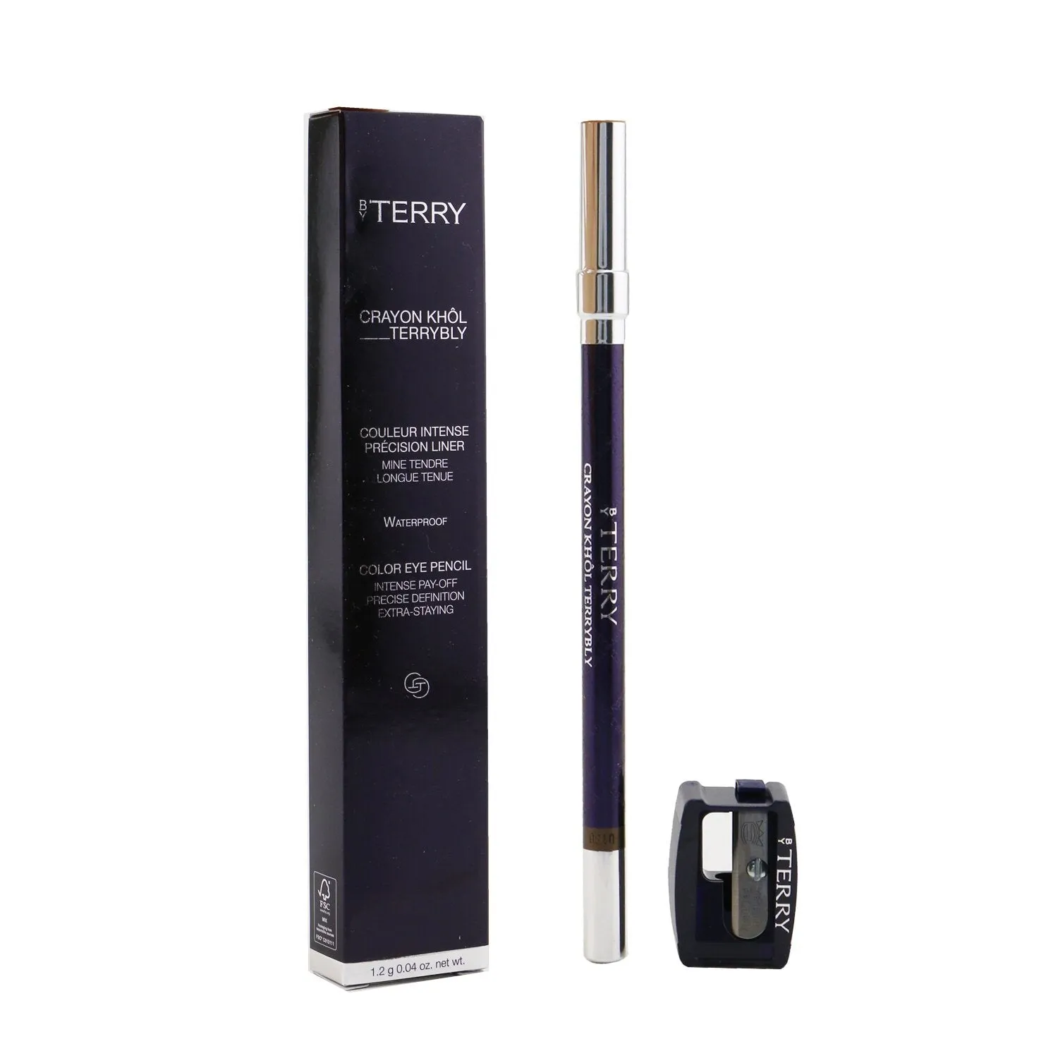 By Terry Crayon Khol Terrybly Color Eye Pencil (Waterproof Formula) - # 1 Black Print  1.2g/0.04oz