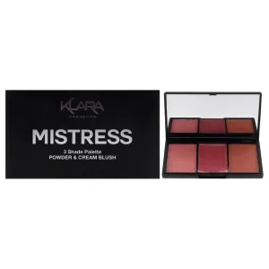 Klara Contour Bronze Blush and Highlight Palette - Mistress by Klara for Women - 0.35 oz Makeup