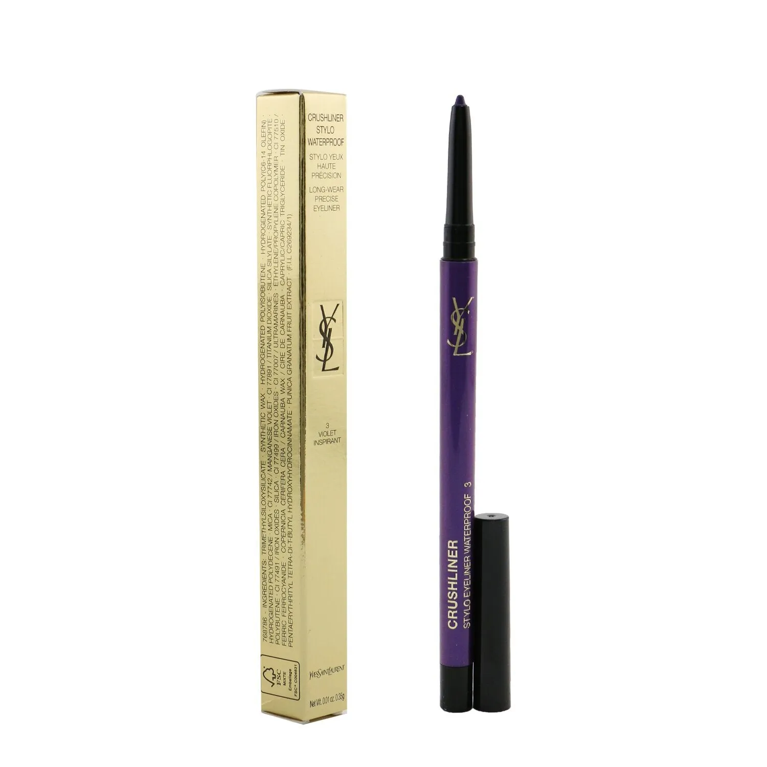 Yves Saint Laurent Crushliner Stylo Waterproof Eyeliner - # 07 Vert Imprudent  0.35g/0.01oz