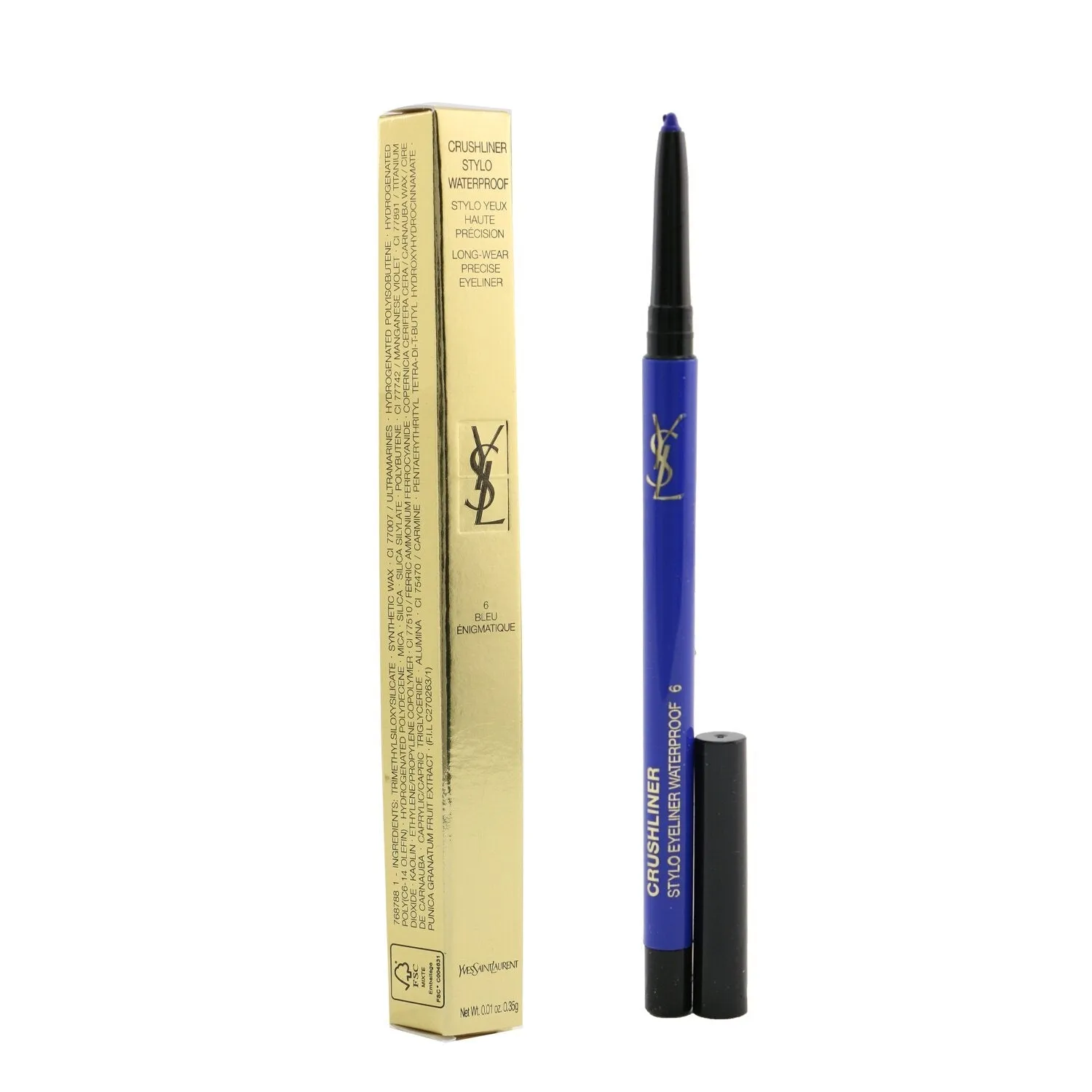 Yves Saint Laurent Crushliner Stylo Waterproof Eyeliner - # 07 Vert Imprudent  0.35g/0.01oz